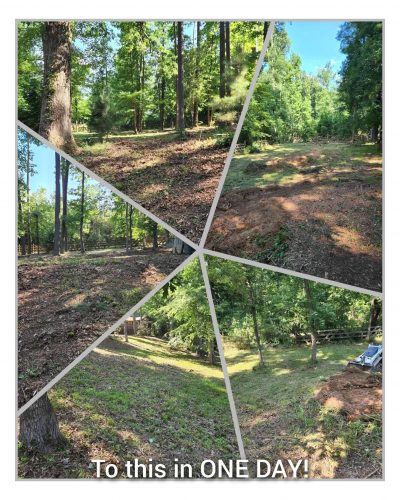 property cleanup after lawn maintenance
